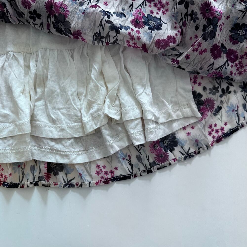 MAYORAL IVORY FLORAL CHIFFON DRESS - Picture 4 of 9